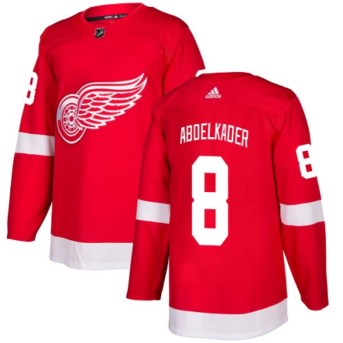 Adidas Detroit Red Wings #8 Justin Abdelkader Red Home Authentic Stitched Youth NHL Jersey->youth nhl jersey->Youth Jersey